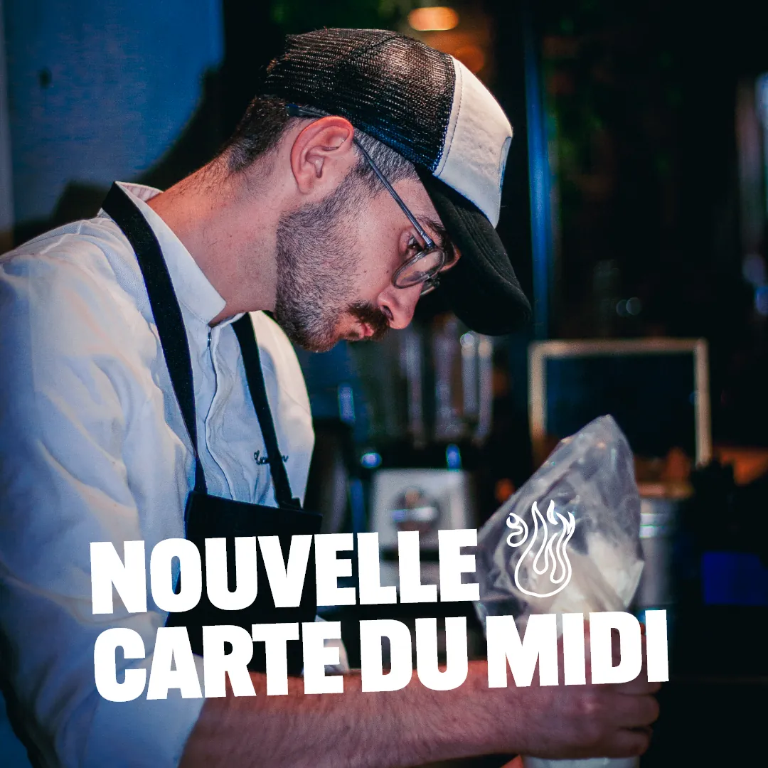 Nouvelle carte du midi · le chef